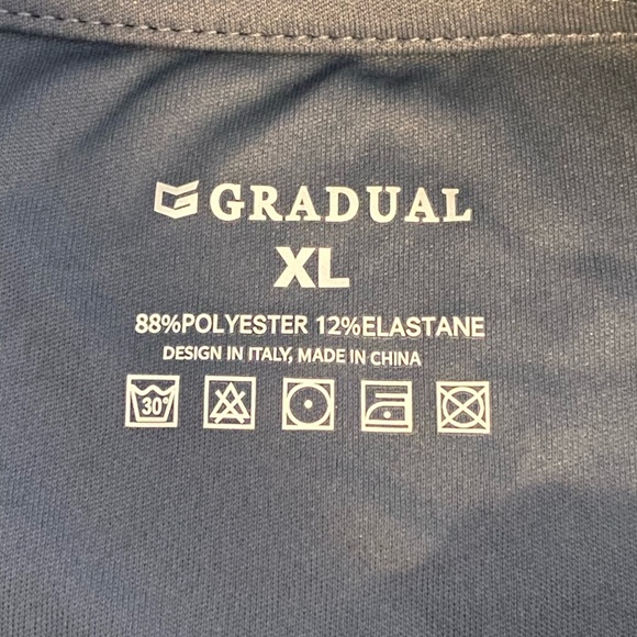 G Gradual Men’s Sportswear Short Sleeve Shirt NWT Size XL - Picture 3 of 7